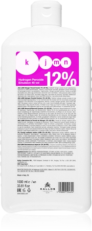 Kallos KJMN Professional Hydrogen Peroxide emulsja utleniająca 12% 40 vol.