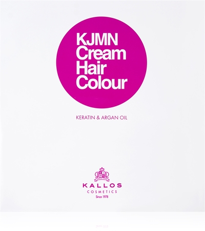 Kallos KJMN Professional Cream Hair Colour Keratin & Argan Oil farba do włosów z keratyną i olejkiem arganowym