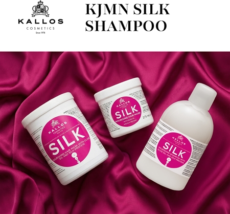 Kallos KJMN Professional Silk shampoing soyeux pour cheveux secs et sensibilisés