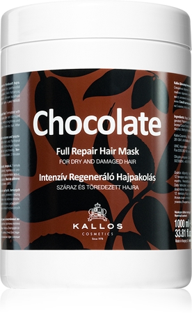 Kallos Kallos Classic Chocolate maschera rigenerante per capelli rovinati e secchi
