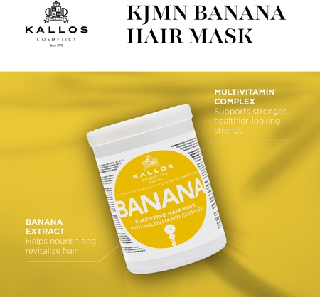 Kallos KJMN Professional Banana fortifying mask with multivitamin complex