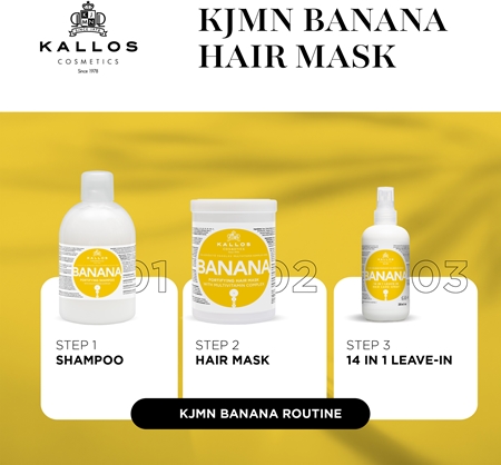 Kallos KJMN Professional Banana fortifying mask with multivitamin complex