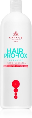 Kallos Hair Pro-Tox champô com queratina para cabelo seco a danificado