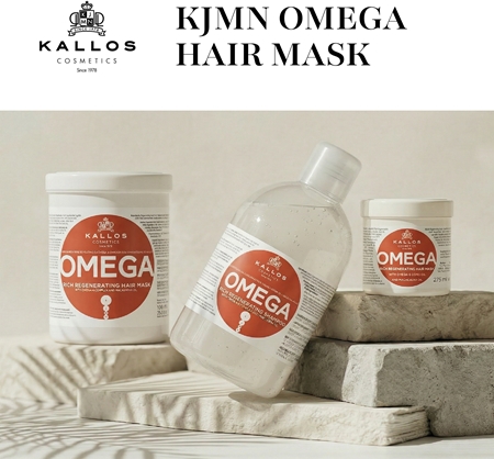Kallos KJMN Professional Omega Nourishing Hair Mask with omega-6 complex and macadamia oil