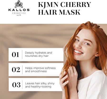 Kallos KJMN Professional Cherry masque hydratant pour cheveux abîmés