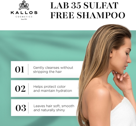 Kallos LAB 35 champô sem sulfatos e parabenos
