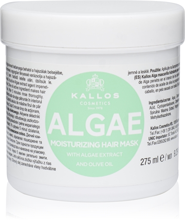 Kallos KJMN Professional Algae Hydratisierende Maske mit Meeralgen Extrakt und Olivenöl