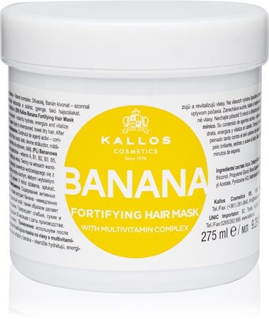 Kallos KJMN Professional Banana posilující maska s multivitamínovým komplexem