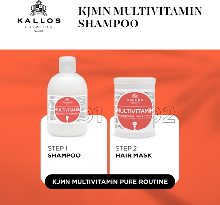 Kallos KJMN Professional Multivitamin champú energizante