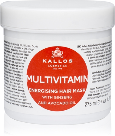 Kallos KJMN Professional Multivitamin stärkende Maske für die Haare