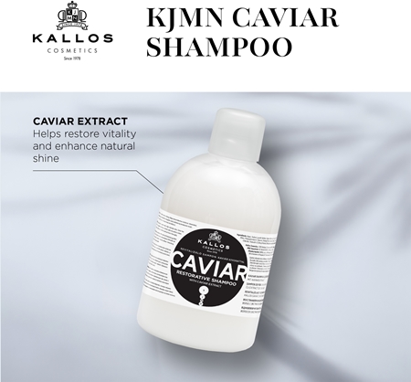 Kallos KJMN Professional Caviar restoring shampoo with caviar
