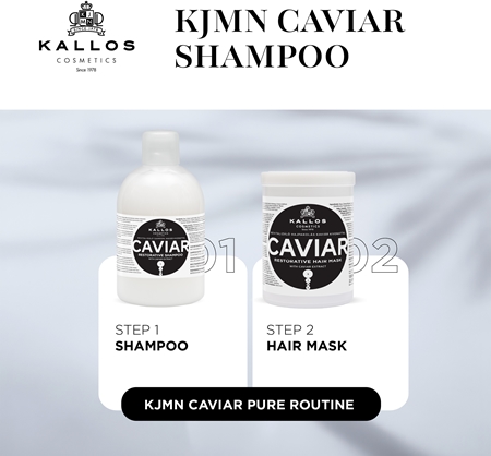 Kallos KJMN Professional Caviar restoring shampoo with caviar