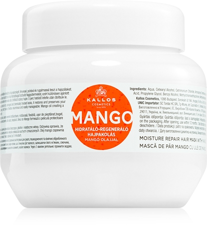 Kallos Mango maseczka wzmacniająca z olejkiem z mango