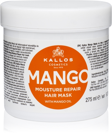 Kallos KJMN Professional Mango stärkende Maske mit Mangoöl