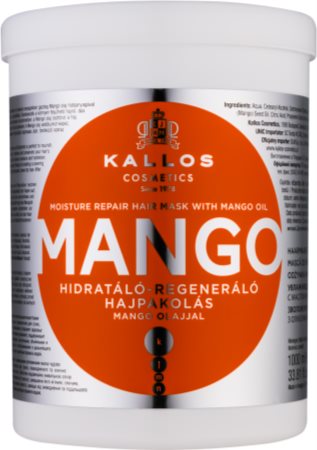 Kallos Mango maska za okrepitev las z mangovim oljem
