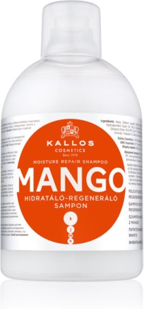 Kallos Mango vlažilni šampon za suhe, poškodovane, kemično obdelane lase