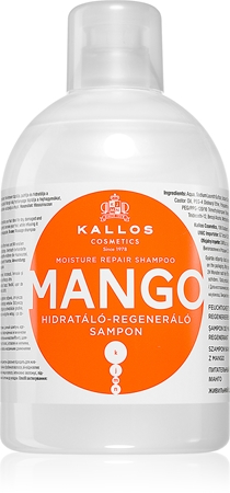 Kallos KJMN Professional Mango hydratační šampon pro suché, poškozené a chemicky ošetřené vlasy