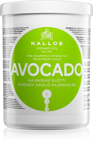 Kallos KJMN Avocado maschera ringiovanente intensa per capelli rovinati