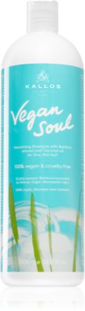 Kallos Vegan Soul Volumizing Volumen-Shampoo für feines oder schütteres Haar