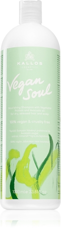 Kallos Vegan Soul Nourishing hranilni šampon za suhe, obremenjene lase