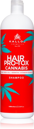 Kallos Hair Pro-Tox Cannabis Regenerating Shampoo with hemp oil