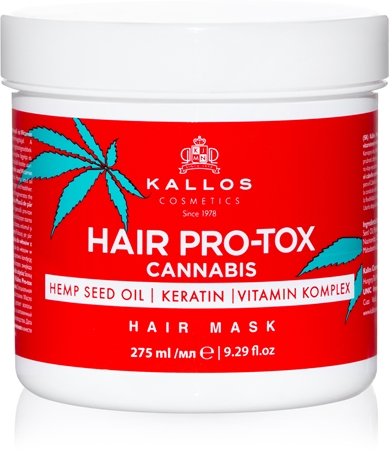 Kallos Hair Pro-Tox Cannabis регенерираща маска за коса с конопено масло