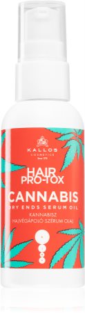 Kallos Hair Pro-Tox Cannabis Öl-Serum für trockene Haarspitzen