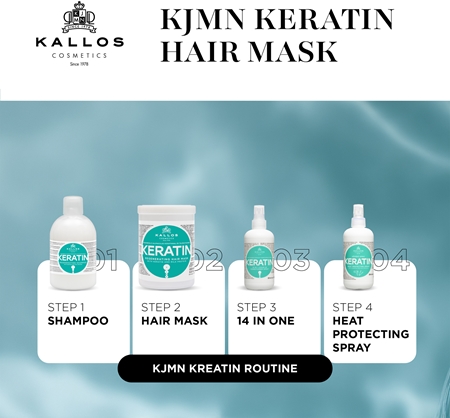 Kallos KJMN Professional Keratin maska za kosu s keratinom
