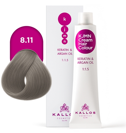 Kallos KJMN Professional Cream Hair Colour Keratin & Argan Oil Hair Color with keratin and argan oil