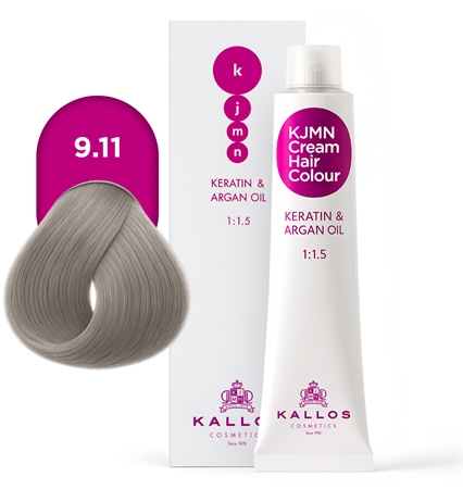 Kallos KJMN Professional Cream Hair Colour Keratin & Argan Oil Juuksevärv keratiini ja argaaniaõliga