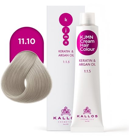 Kallos KJMN Professional Cream Hair Colour Keratin & Argan Oil Hair Color with keratin and argan oil