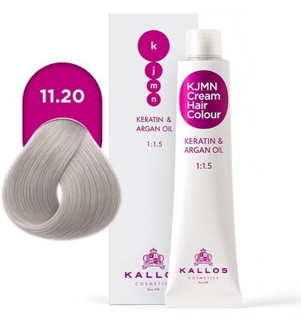 Kallos KJMN Professional Cream Hair Colour Keratin & Argan Oil Hair Color with keratin and argan oil