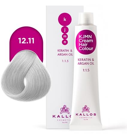 Kallos KJMN Professional Cream Hair Colour Keratin & Argan Oil Hair Color with keratin and argan oil