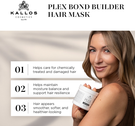 Kallos Plex Hair Mask masque régénérant pour cheveux abîmés et traités chimiquement
