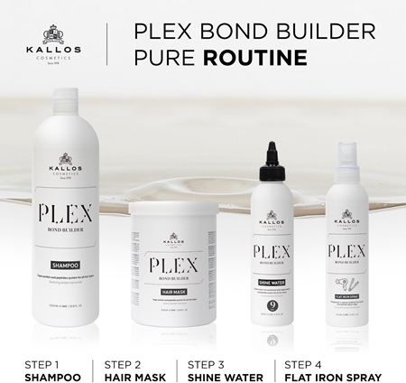 Kallos Plex Shampoo shampoing régénérant pour cheveux abîmés et traités chimiquement