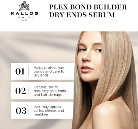 Kallos Plex Dry Ends Serum Moisturizing and Nourishing Serum for dry ends