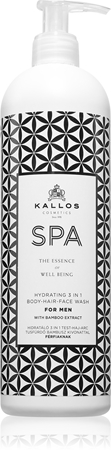 Kallos Spa Hydrating feuchtigkeitsspendendes Duschgel für Gesicht, Körper und Haare