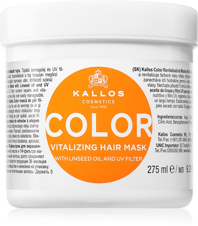 Kallos KJMN Professional Color Mask for colour-treated hair