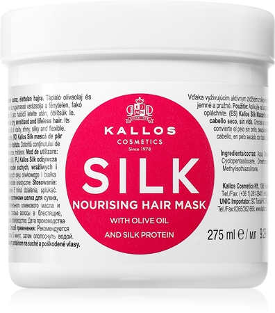 Kallos KJMN Professional Silk Maske für trockenes und empfindliches Haar