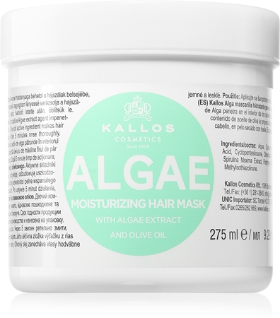 Kallos KJMN Professional Algae Hydratisierende Maske mit Meeralgen Extrakt und Olivenöl