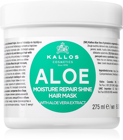 Kallos KJMN Professional Aloe Hydratisierende Maske mit Aloe Vera