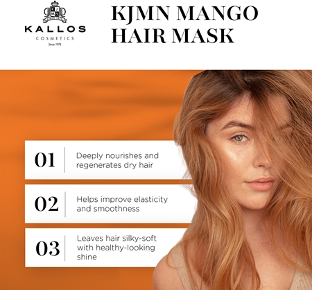 Kallos KJMN Professional Mango Fortifying Mask with mango oil