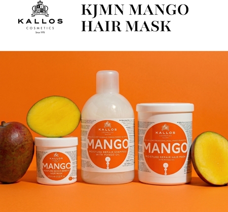 Kallos KJMN Professional Mango Fortifying Mask with mango oil