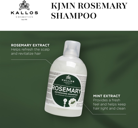 Kallos KJMN Professional Rosemary purifying shampoo