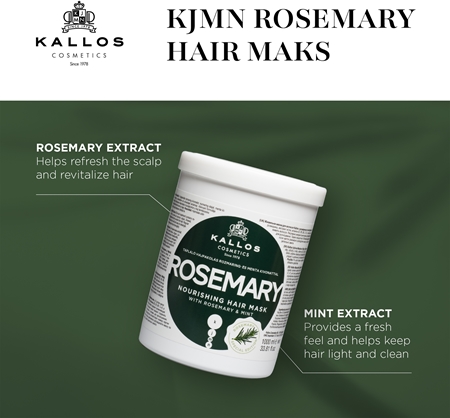 Kallos KJMN Professional Rosemary Hair Mask