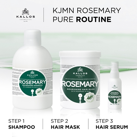 Kallos KJMN Professional Rosemary Regenerating and Protective Oil for Damaged Hair and Split Ends