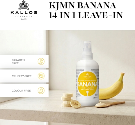 Kallos KJMN Professional Banana Leave-in Spray for hair