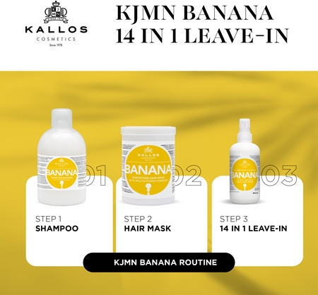 Kallos KJMN Professional Banana Leave-in Spray for hair