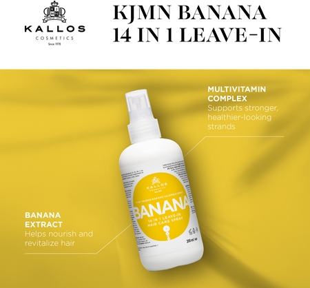 Kallos KJMN Professional Banana Leave-in Spray for hair