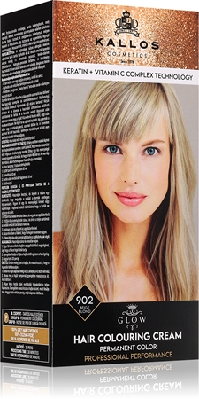 Kallos Glow Lasting Cream Colour Permanent hårfärgningsmedel